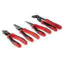Teng Tools 8-Piece Plier Set with Water Pump, Long Nose, Combination, and Side Cutter Pliers TTD441-T