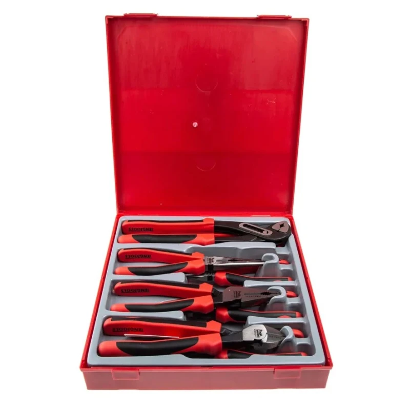 Teng Tools 8-Piece Plier Set with Water Pump, Long Nose, Combination, and Side Cutter Pliers TTD441-T