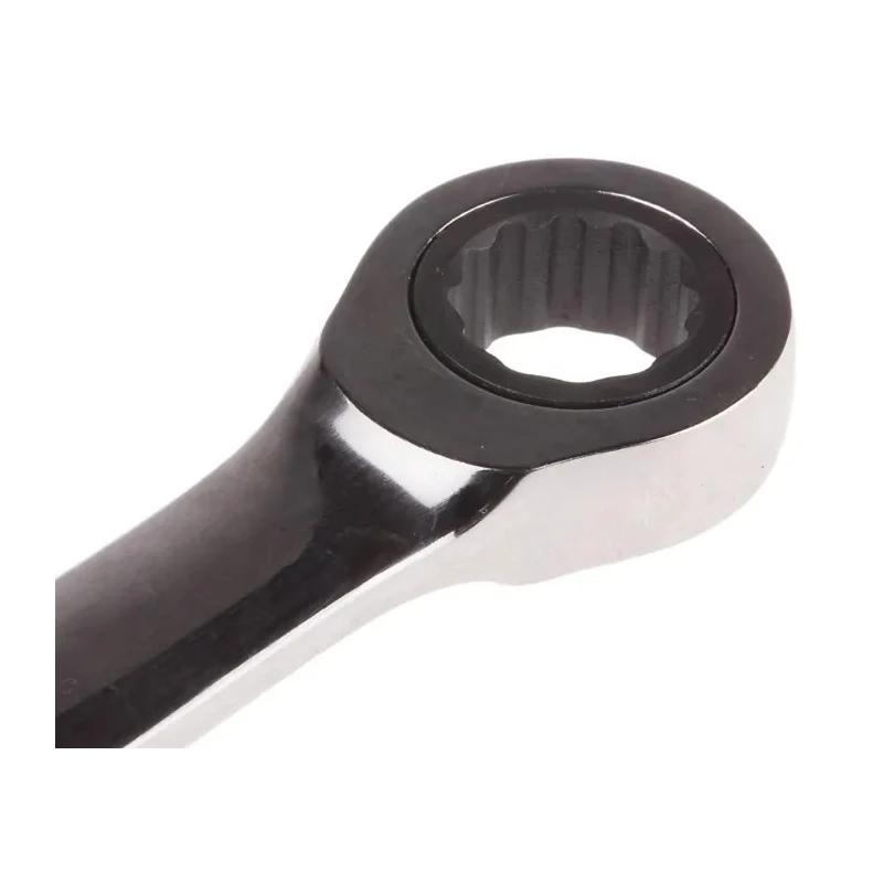 RS PRO Combination Ratchet Spanner 11 mm Chrome Vanadium Steel Chrome Finish ANSI b.107.6 487-028