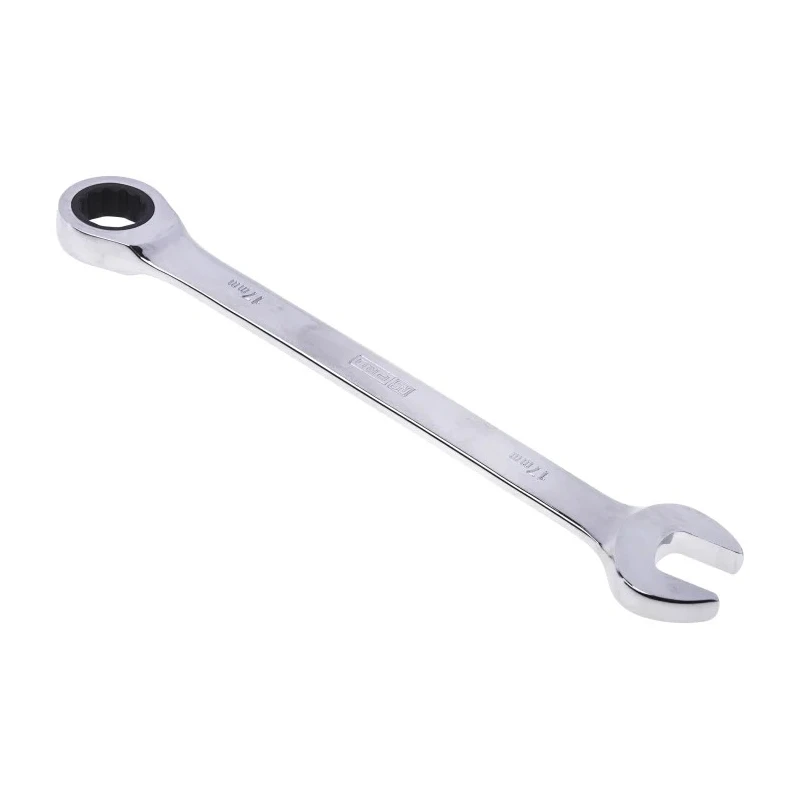 RS PRO Combination Ratchet Spanner 17 mm, 233mm Overall 487-038