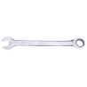 RS PRO Combination Ratchet Spanner 19 mm, 250mm Overall Length Chrome Vanadium Steel Chrome Finish 487-044