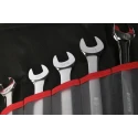 RS PRO 11-Piece Imperial Combination Spanner Set Chrome Vanadium Steel Chrome Finish 487-072