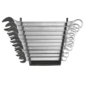 RS PRO 10-Piece Chrome Vanadium Steel Spanner Set, Metric Sizes 8 To 19 mm, Chrome Finish 487-084