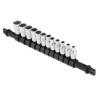 RS PRO 12-Piece 1/4 in Standard Socket Set Chrome Vanadium Steel Chrome Finish 487-113