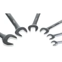 RS PRO 6-Piece Metric Open End Spanner Set Chrome Vanadium Steel 6 Double-Ended Sizes 487-088