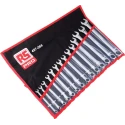 RS PRO 14-Piece Metric Combination Spanner Set 6 To 22 mm Chrome Vanadium Steel 487-066