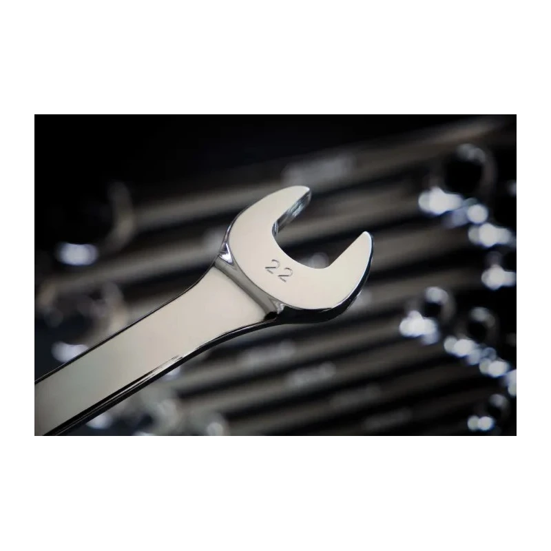 RS PRO 14-Piece Metric Combination Spanner Set 6 To 22 mm Chrome Vanadium Steel 487-066