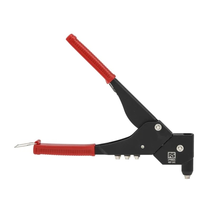 RS PRO Heavy-Duty Swivel Head Rivet Gun 2.4-4.8mm Die Cast Aluminium Alloy 487-141