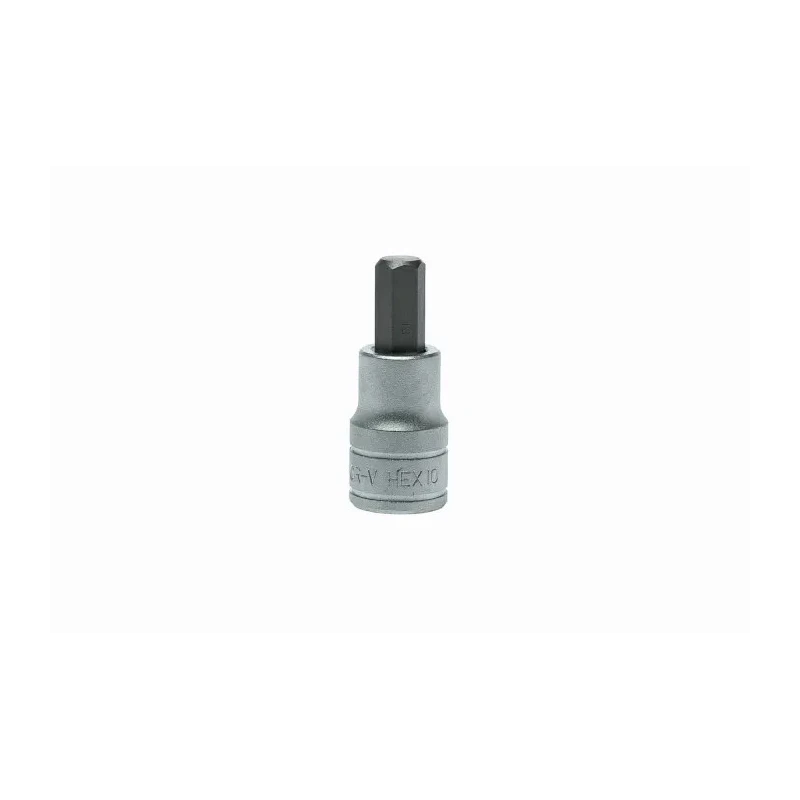 Teng Tools 1/2 in Drive 10 mm Bit Socket Square Drive Chrome Plated Alloy Steel 55mm Overall Length M121510-C