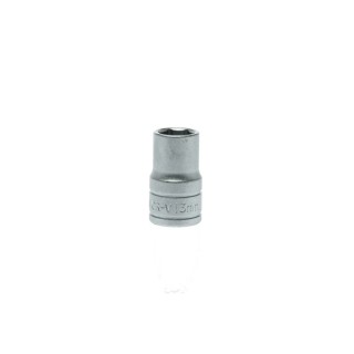 Teng Tools 1/2 in Drive 13 mm 6 Point Bi-Hexagon Socket Chrome Vanadium Steel Satin Finish M1205136-C