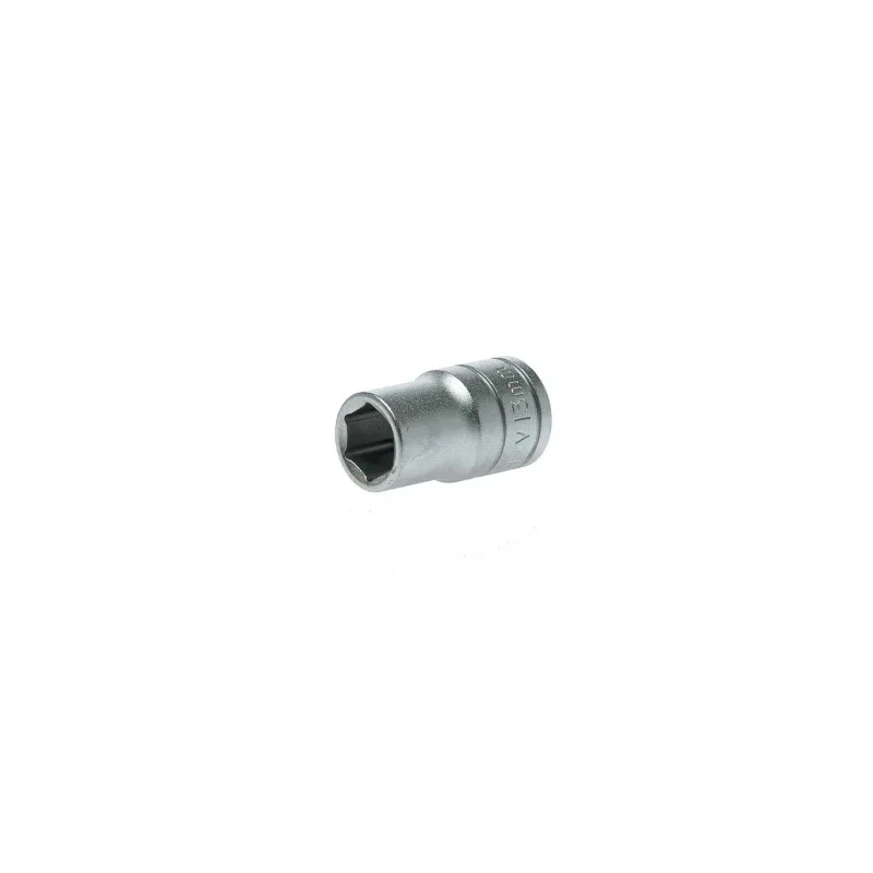 Teng Tools 1/2 in Drive 13 mm 6 Point Bi-Hexagon Socket Chrome Vanadium Steel Satin Finish M1205136-C