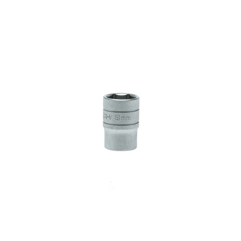 Teng Tools 1/2 in Drive 19 mm 6 Point Bi-Hexagon Socket, Satin Finish, 38mm Overall Length M1205196-C