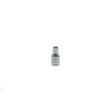 Teng Tools 1/4 in Drive 5 mm 6 Point Hex Socket, Satin Finish, Chrome Vanadium Steel, 25mm Overall Length M140505-C
