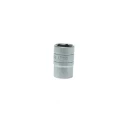 Teng Tools 1/2 in Drive 17 mm 6 Point Bi-Hexagon Socket, Satin Finish, 38mm Overall Length M1205176-C