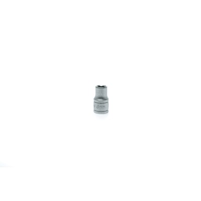 Teng Tools 1/4 in Drive 6 mm 6 Point Hex Socket, Chrome Vanadium, 25mm Overall Length M140506-C
