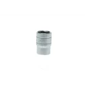 Teng Tools 1/2 in Drive 20 mm 6 Point Bi-Hexagon Socket, Satin Finish, 38mm Overall Length M1205206-C