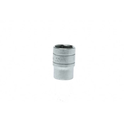 Teng Tools 1/2 in Drive 20 mm 6 Point Bi-Hexagon Socket, Satin Finish, 38mm Overall Length M1205206-C