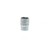 Teng Tools 1/2 in Drive 20 mm 6 Point Bi-Hexagon Socket, Satin Finish, 38mm Overall Length M1205206-C