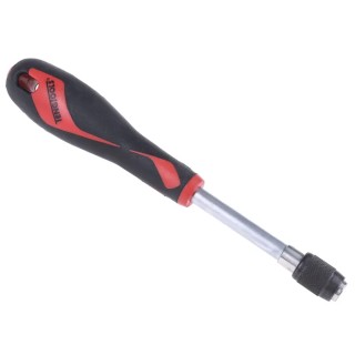 Teng Tools Hexagon Nut Driver, 30 mm Stainless Steel Blade, Bi-Material Handle, 183mm Overall MDQ183