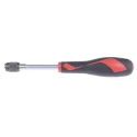 Teng Tools Hexagon Nut Driver, 30 mm Stainless Steel Blade, Bi-Material Handle, 183mm Overall MDQ183