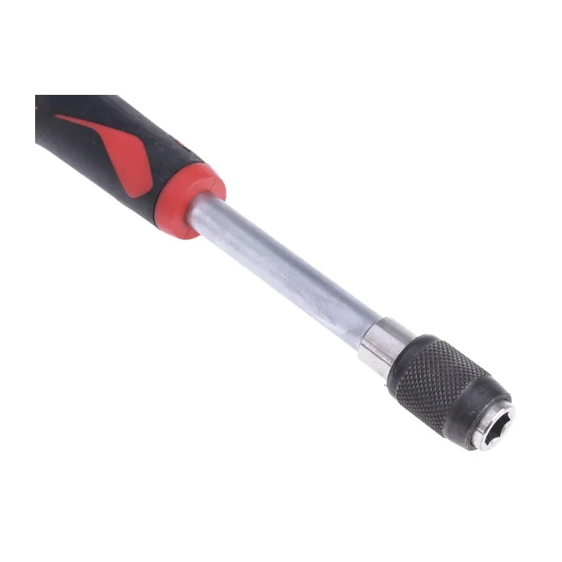 Teng Tools Hexagon Nut Driver, 30 mm Stainless Steel Blade, Bi-Material Handle, 183mm Overall MDQ183