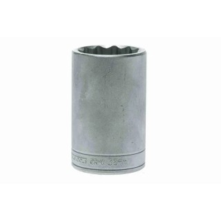 Teng Tools 1/2 in Drive 36 mm 12 Point Satin Finish Chrome Vanadium Steel Socket M120636-C