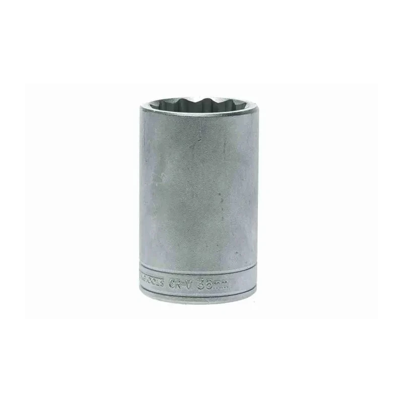 Teng Tools 1/2 in Drive 36 mm 12 Point Satin Finish Chrome Vanadium Steel Socket M120636-C