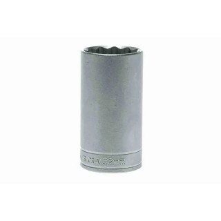 Teng Tools 1/2 in Drive 32 mm 12 Point Satin Finish Chrome Vanadium Steel Socket M120632-C