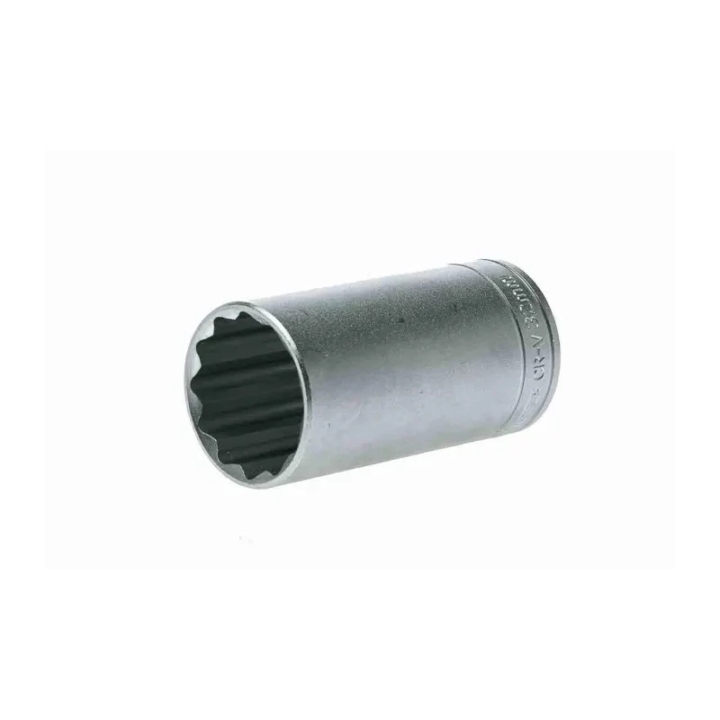 Teng Tools 1/2 in Drive 32 mm 12 Point Satin Finish Chrome Vanadium Steel Socket M120632-C
