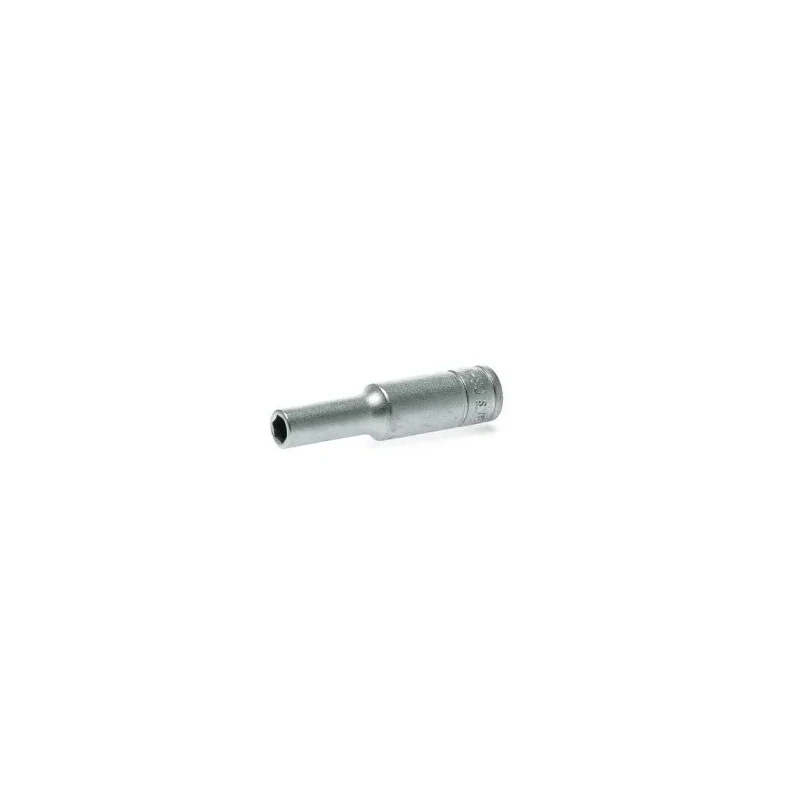 Teng Tools 1/4 in Drive 5 mm 6 Point Chrome Vanadium Socket 49.5mm Overall Length M140605-C