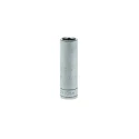 Teng Tools 1/4 in Drive 10 mm 6 Point Socket Satin Finish Chrome Vanadium Steel 49.5mm Overall Length M140610-C