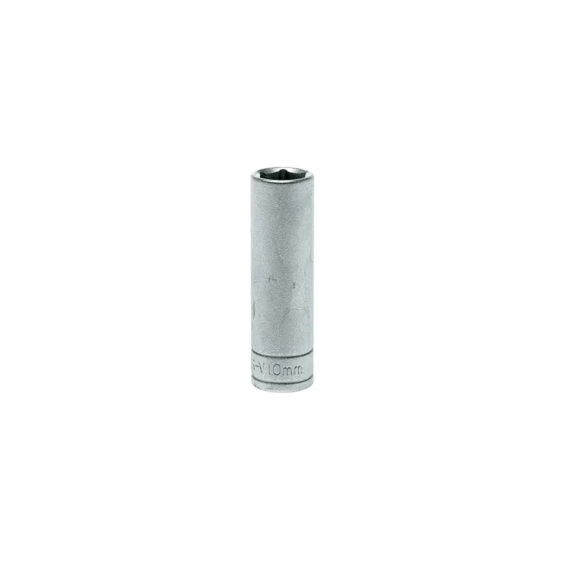 Teng Tools 1/4 in Drive 10 mm 6 Point Socket Satin Finish Chrome Vanadium Steel 49.5mm Overall Length M140610-C