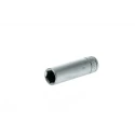 Teng Tools 1/4 in Drive 10 mm 6 Point Socket Satin Finish Chrome Vanadium Steel 49.5mm Overall Length M140610-C