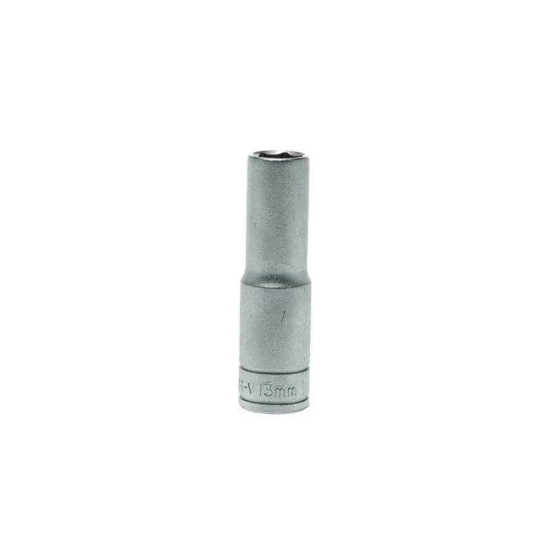 Teng Tools 1/2 in Drive 13 mm 6 Point Socket Satin Finish Chrome Vanadium Steel Overall Length 79mm M1206136-C