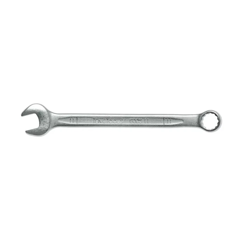 Teng Tools Combination Spanner 11 mm Chrome Vanadium Steel Satin Finish 150mm Overall Length 600511