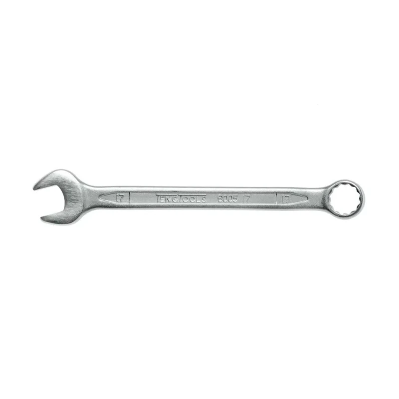 Teng Tools Combination Spanner Satin Finish 210mm Overall Length 17 mm 600517