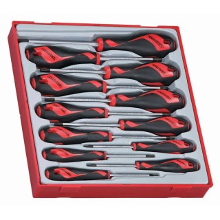 Teng Tools Standard Screwdriver Set 12-Piece T x 6 to T x 45 TX with Bi-Material Handle TTD912TXN