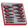 Teng Tools Standard Screwdriver Set 12-Piece T x 6 to T x 45 TX with Bi-Material Handle TTD912TXN