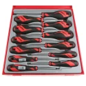 Teng Tools Standard Screwdriver Set 12-Piece T x 6 to T x 45 TX with Bi-Material Handle TTD912TXN