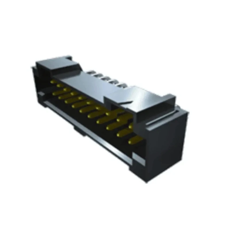 Samtec T2M Series Straight Surface PCB Header, 30 Contacts, 2 mm Pitch, 2 Row, Shrouded T2M-115-01-L-D-SM-WT