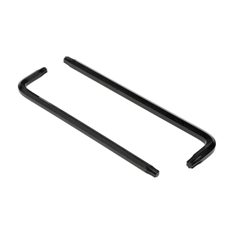 Teng Tools 9 Piece L Metric Hex Key Set, Hex Size 8 to 40 mm, Long Arm, Chrome Vanadium Steel, Black Finish 1479TX