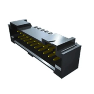 Samtec T2M Series Right Angle Through Hole PCB Header, 50 Contacts, 2 mm Pitch, 2 Row, Shrouded T2M-125-01-L-D-RA-WT