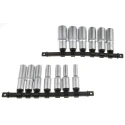 RS PRO 13-Piece 1/2 in Square Drive Deep Socket Set Chrome Vanadium Steel 487-173