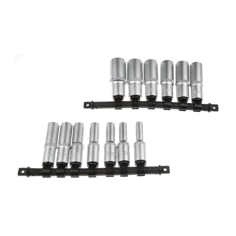RS PRO 13-Piece 1/2 in Square Drive Deep Socket Set Chrome Vanadium Steel 487-173