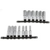 RS PRO 13-Piece 1/2 in Square Drive Deep Socket Set Chrome Vanadium Steel 487-173