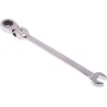 RS PRO Combination Ratchet Spanner 8 mm, 136mm Overall Length Chrome Vanadium Steel Chrome Finish 487-189