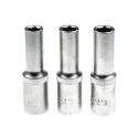 RS PRO 13-Piece 1/2 in Square Drive Deep Socket Set Chrome Vanadium Steel 487-173