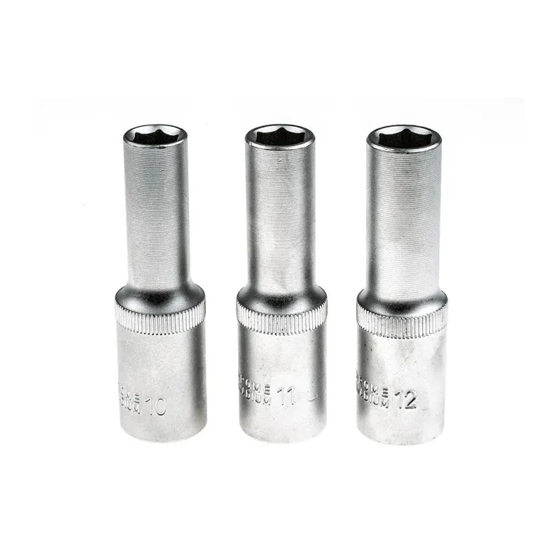 RS PRO 13-Piece 1/2 in Square Drive Deep Socket Set Chrome Vanadium Steel 487-173