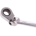 RS PRO Combination Ratchet Spanner 8 mm, 136mm Overall Length Chrome Vanadium Steel Chrome Finish 487-189