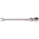 RS PRO Combination Ratchet Spanner 8 mm, 136mm Overall Length Chrome Vanadium Steel Chrome Finish 487-189